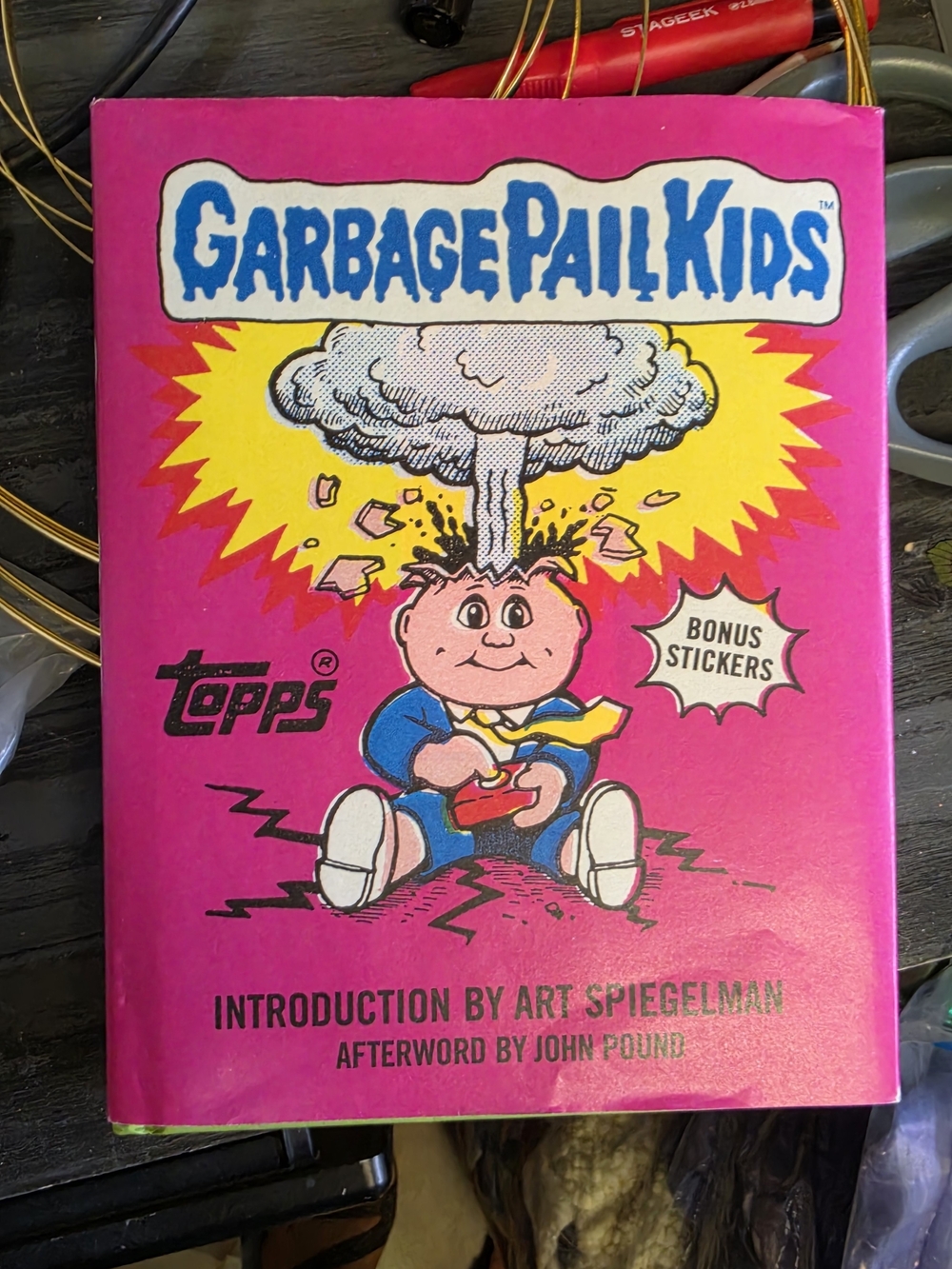 Topps Garbage Pail Kids Collector Book - Hot Pink Cover